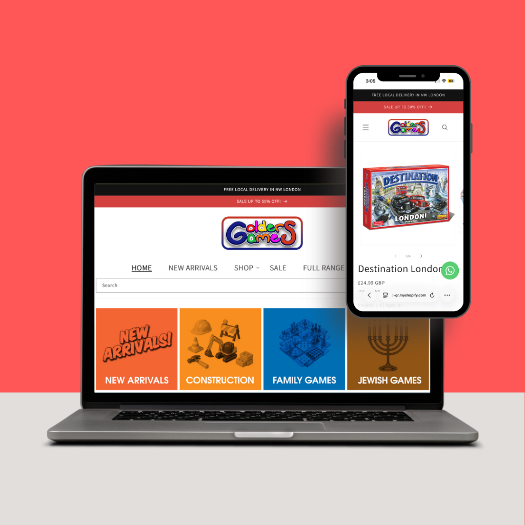 Golders Games homepage