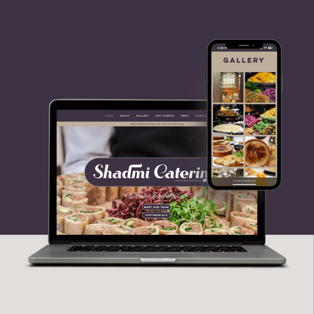 Shadmi Catering homepage