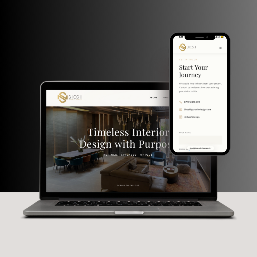 Shoshi Design homepage